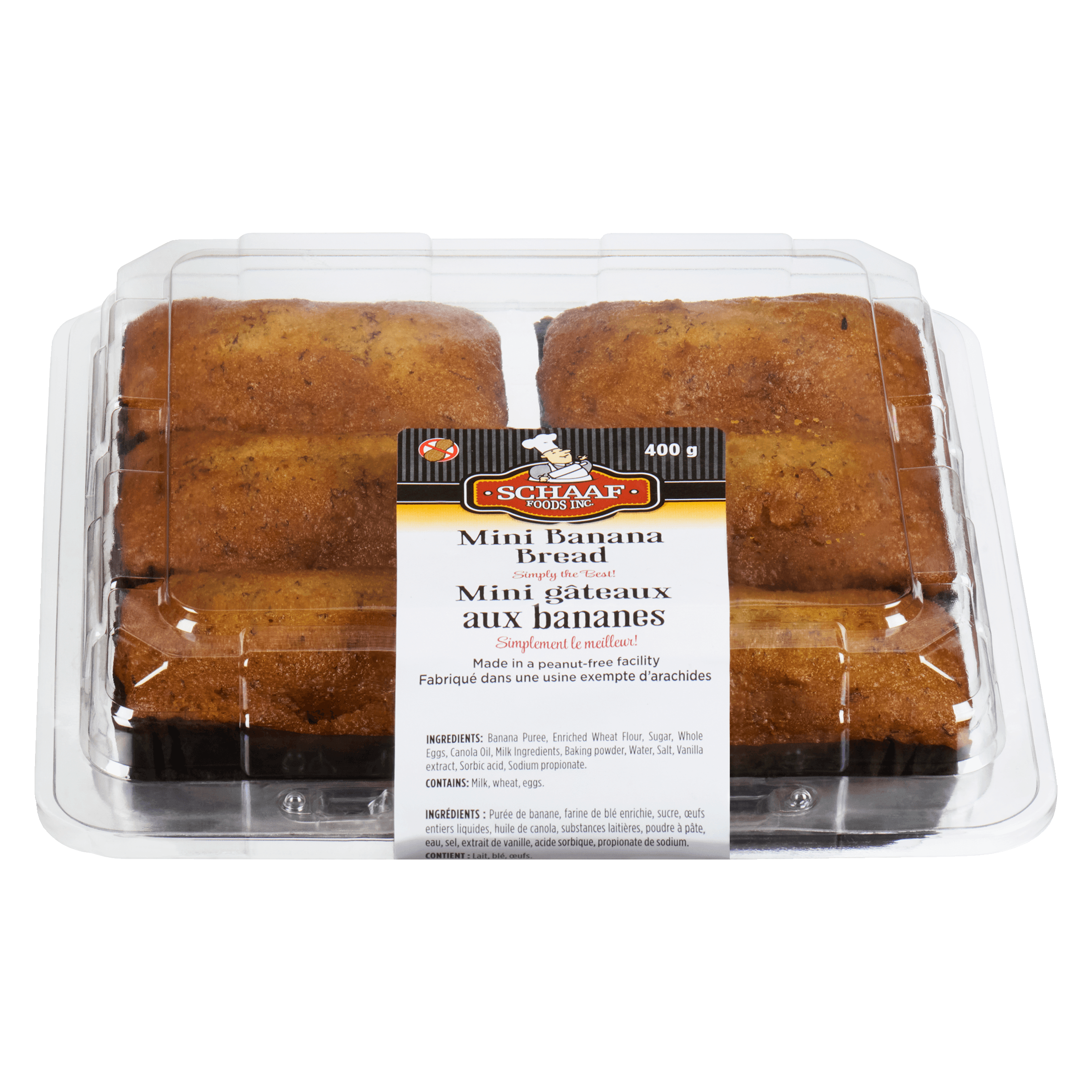 Mini Banana Loaves - Premium Loaf Cake by Schaaf Foods