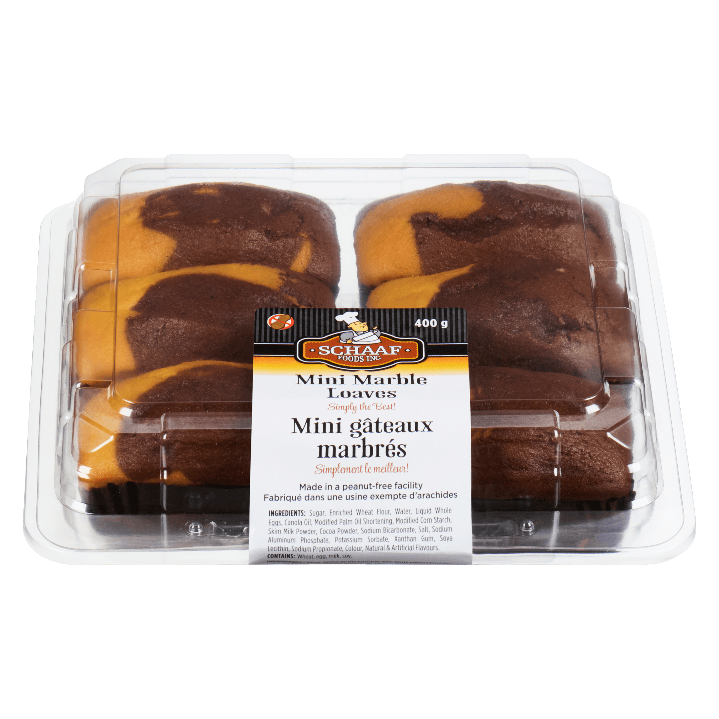 Mini Marble Loaves - Premium Loaf Cake by Schaaf Foods